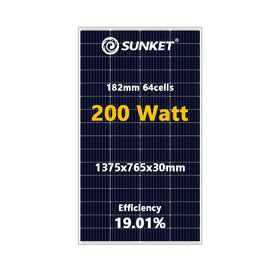 Solar Panels 200 Watts 12vdc Shanghai Solar Panel for Home Use Complete Solar Pv Modules