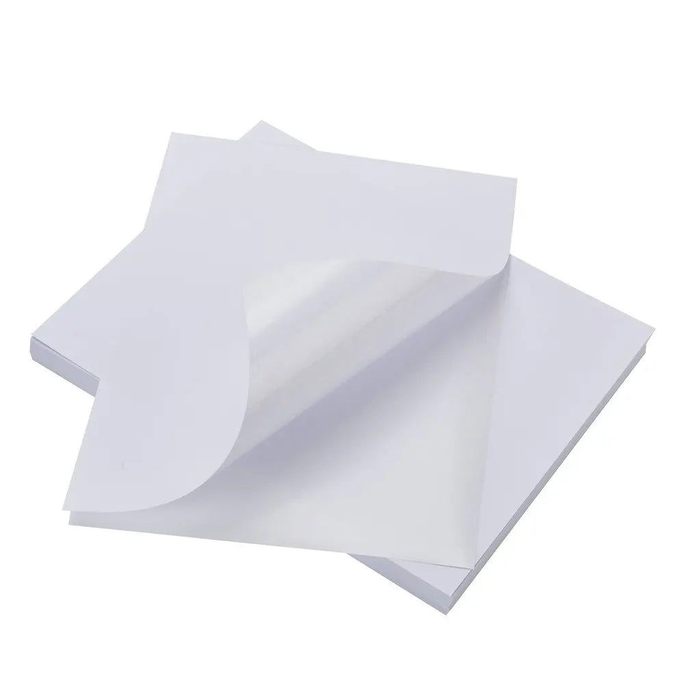 A4 A5 A6 Size Sticker Matte Adhesive Vinyl Waterproof Label Custom Kiss Cut Sticker Sheets