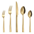 Hot Selling Luxury 18/10 Stainless Steel Golden Flatware Set Knife Fork Spoon Gold Plated Cutlery Set for Wedding
