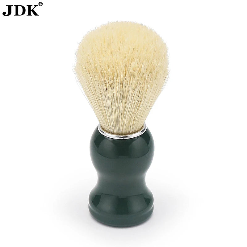 JDK 1pc 100% Pure Boar Bristle Solid Wood Shaving Brush for Men's Beard Care