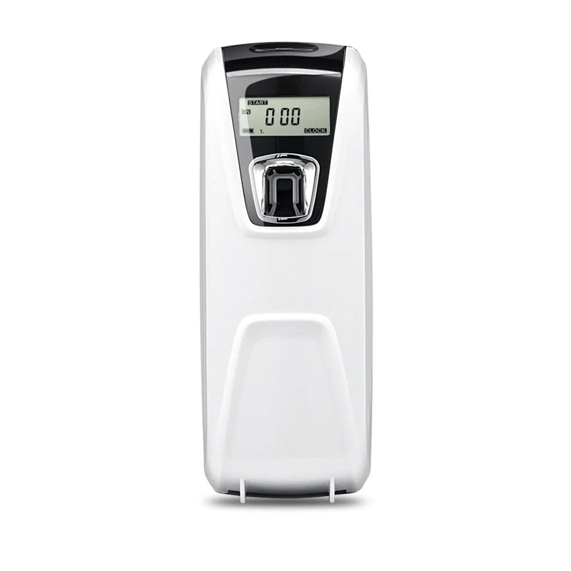 Yuekun Toilet Lcd Automatic air Freshener Perfume Dispenser Wall Mounted 300ML Perfume Fragrance Spray Non Aerosol Dispenser