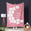 Wholesale Sublimation Blank Panel Blankets Custom Printed Flannel Blanket for Valentine's Day