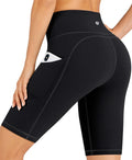Women's High Waist Breathable Polyester Spandex Fitness Yoga Pants Casual Workout Leggings Phone Pocket Hot Shorts Wholesale