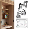 Pocket Door Slide Wardrobe Concealed Door Slides Pocket Door Slide System Hinge Cabinet