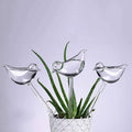 Clear Glass Bird-Shaped Watering Device Water-saving Design for Garden Plants-Customizable Color Size YDJ Brand Jiangsu China