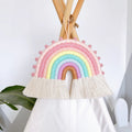 Scandinavian Design Kids Room Rainbow Home Wall Hanging Pendant Woven Rainbow Pendant Decoration