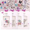 3D Glamour Luxury Rhinestones Nail Charms Pretty Girl Nail Art Designers Supplied by Glass Material Nail Charms Supplier