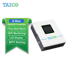 Solar Inverter 48V 6.5KW MPPT String Off-grid Triple Pure Sine Wave Home Use 98% Efficiency 10-Year Warranty