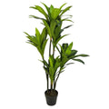 Hot Sale 120CM 4FT Tall 83 Leaves Faux Green Plant Plastic Artificial Dracaena Fragrans Trees in Pot for Indoor and Outdoor
