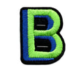 Hot Selling Colorful  26 English Letter Patch Stickers Clothes Jeans Embroidery Patch Decoration Repair Fashion Embroidery Patch