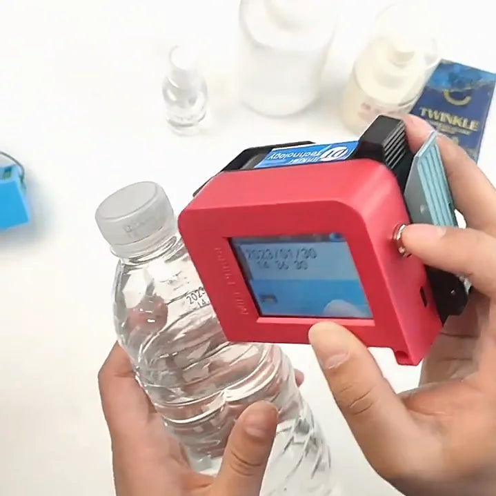 2023 Newest Mini Handheld Pocket Inkjet Printer for Plastic Bag Date Bar Code QR Code Portable Inkjet Printers