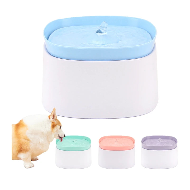 Automatic Silent Cat Dog Water Dispenser Filter Plastic 2.0L Pet Supplies Toy Power Source Charge Usage Cat Water Fountain