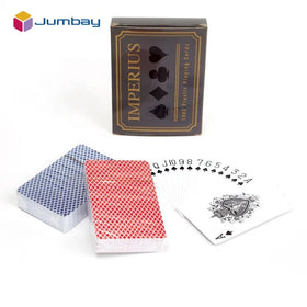 Custom Logo Cheap Adult Party Two Sets Poker Playing Cards Custom Made Paper Card Game with Box Sleeve
