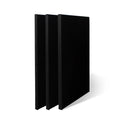 18*24 CM Canvas Boards Wholesale Stretch Black Canvas Board
