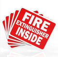 Fire Extinguisher Sign Warning Safety PVC Sign Fire Extinguisher Sticker Panneaux Signaltiques Extincteurs