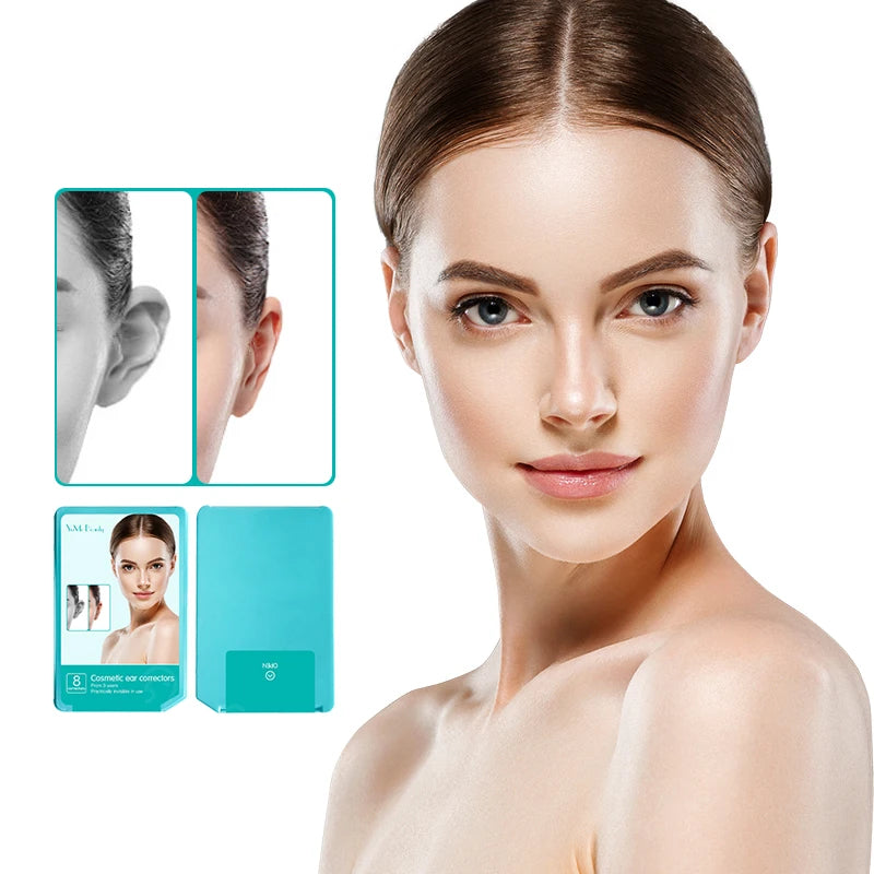 New Arrival Invisible Ear Tapes Round Cosmetic Beauty Tool for Children Adults Silicone Ear Patch With Round Shape Bag Packaging