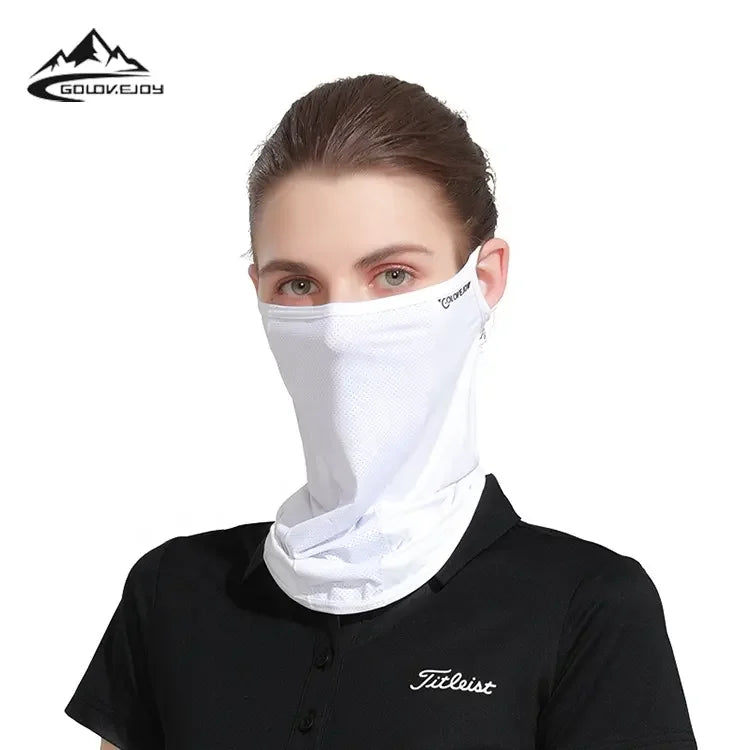 Oem Summer Ice Silk Uv Protect Bandana Cycling Bike Bicycle Anti-sweat Riding Scarf Breathable Neck Gaiter Face Mask