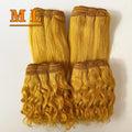 2025-  DIY Blythe Doll Hair Extensions Mohair Goat Hair Yak Tail Hair Weft Curly Type