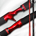 Histar God of War Fast Action Solid Tips 55cm Full Carbon Spin High Strength Rod and Raft Fishing Reel Combo