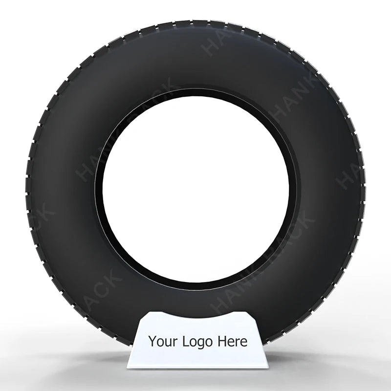 Tire Feet Distributor Promotion Gift Item Portable Tyre Frame Tire Display Holder Stand