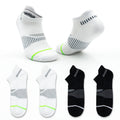 Men's Four Seasons Cotton Sports Socks Youth Size Sweat Absorbent and Deodorant Ankle Running Socks with Custom Logo