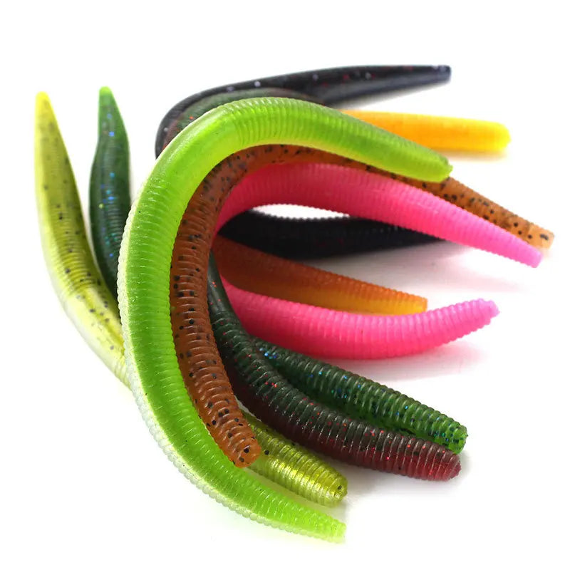 Top Selling GuoSong 140mm 8g Soft Fishing Worm Bait Seawater Freshwater Lures