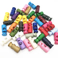 Custom Plastic Drawstring Spring Cord Stoppers Cord Lock for Hoodies Sport Clothes
