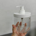 500ml 1000ml   Wide Mouth Plastic Pet Lotion Pump Jar Bottle  for Hair Gel Cosmetic Packaging