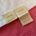 Handmade Book Cover Fold Sleeve Hem Labelnatural Color Cotton Hem Label for Shirt