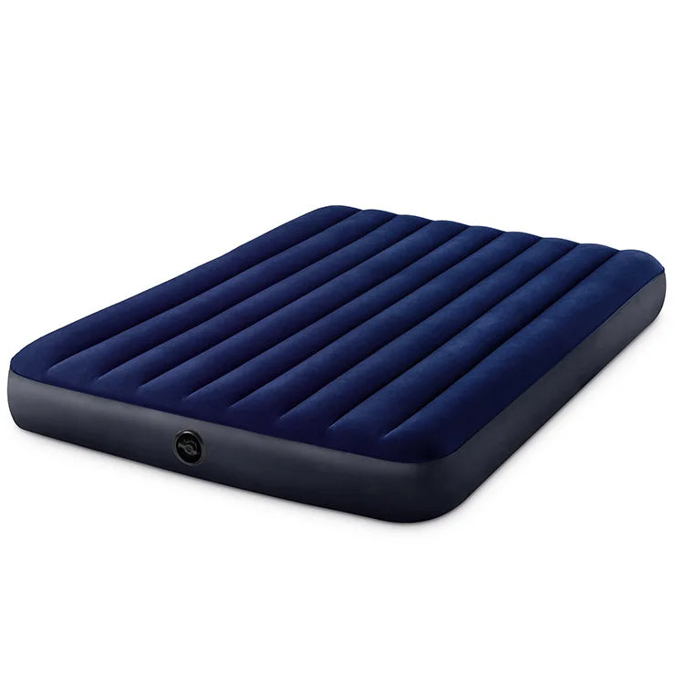 Cross-border Modern Foldable King Size Inflatable Air Mattress with Flocking Material Portable for Hotel Use and Bedroom