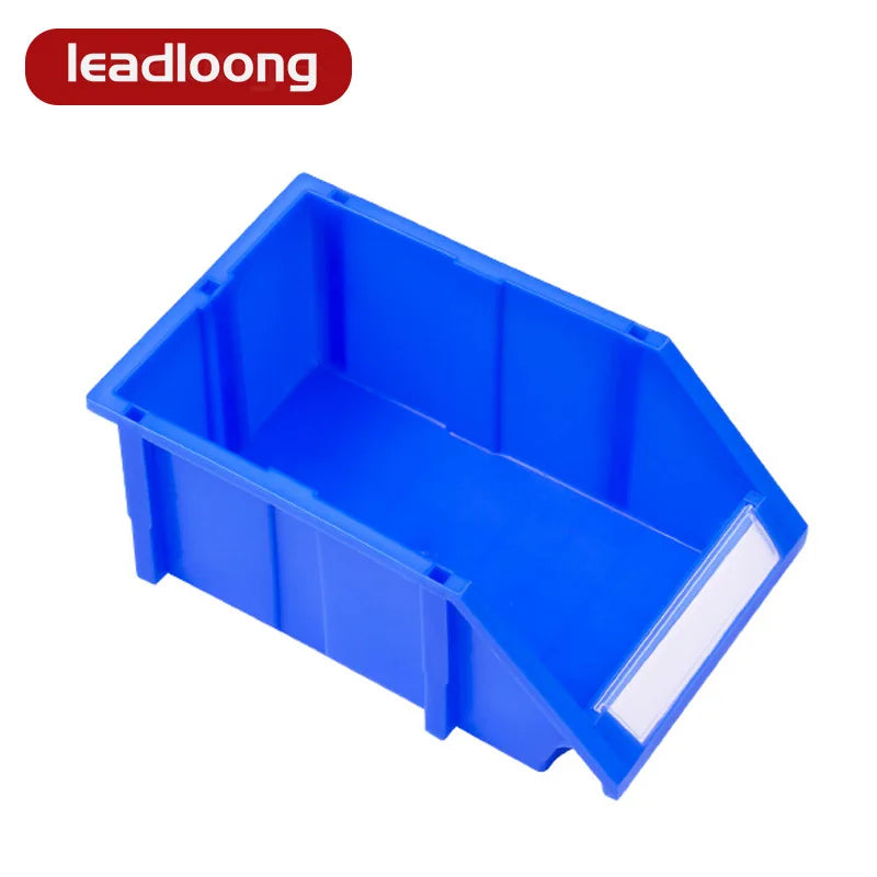 LEADLOONG X3 Blue Color Parts Bin 350*200*150MM 13.78*7.87*5.91inch Storage Rack Shelving Garage Storage Rack Tool Organiser Box