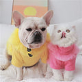 Warm & Cozy Knit Faux Fur Hoodie Sweater for Teddy Shnauzer Poodle and Chihuahua Dogs