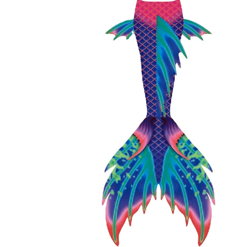 Hot Products Mermaid Tail Unisex 2-Piece Bikini Set with Print Design Front Logo Breathable Knit Fabric-High Quality