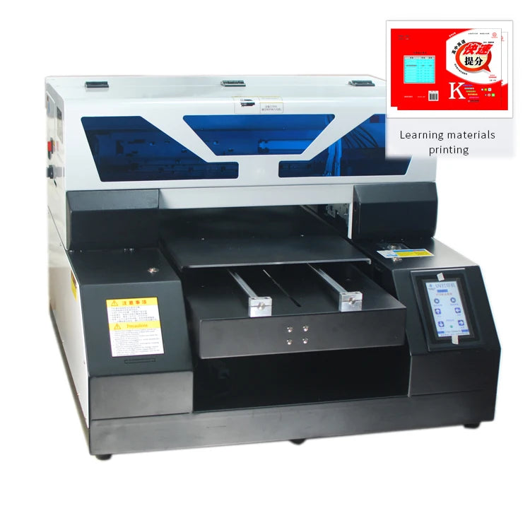 Factory Inkjet Large Format flatbed uv printer for Glass Wood PVC Leather Acrylic-A4uV