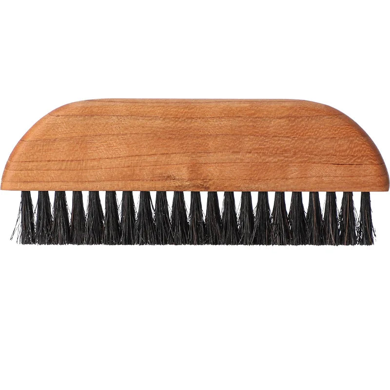 Coffee Shop Multifunctional Small Natural Wooden Handle Horse Hair Espresso Coffee Powder Cleaning Brush