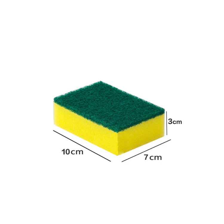 Best-selling Kitchen Fashion square Affordable Cleaning Dish Scrubber Pad Washing Sponge