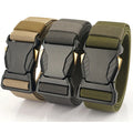 Outdoor Hunting Hiking Sports Quick Release Buckle Light Canvas Belts Multi-Functional Training Tactical Belt