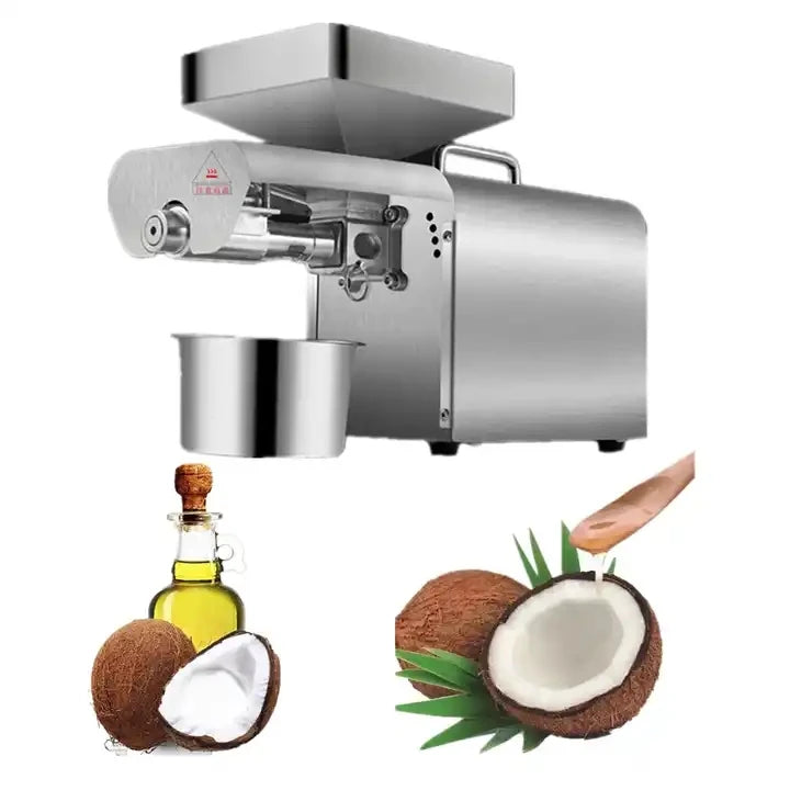 Hot Sale Apex Pressing 1200 Watt Seed Machine Automatic Coconut Oil Press for House Mechanic