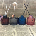 Sunshine Glass Aromatherapy Fragrance Sticks Bottle 50ml 100ml 200ml Custom Luxury Black Empty Glass Aroma Reed Diffuser Bottle