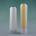 Wholesale Dual Chamber Cosmetic Tube with Custom Logo Plastic Squeeze Container for Facial Cleanser Whitening Cream Body Serum