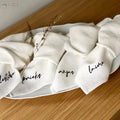 Linen Napkins Embroidered with Custom Names Personalized Napkins a Set of Petsonalized Linen Napkins
