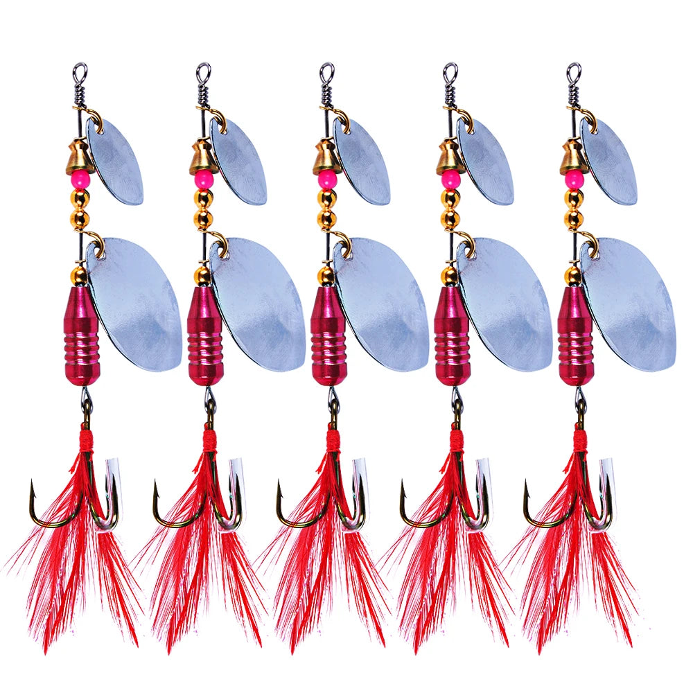 9.3CM 10G Wholesale Fishing Lure Saltwater Freshwater Spoon Spinner Bait Metal Lure