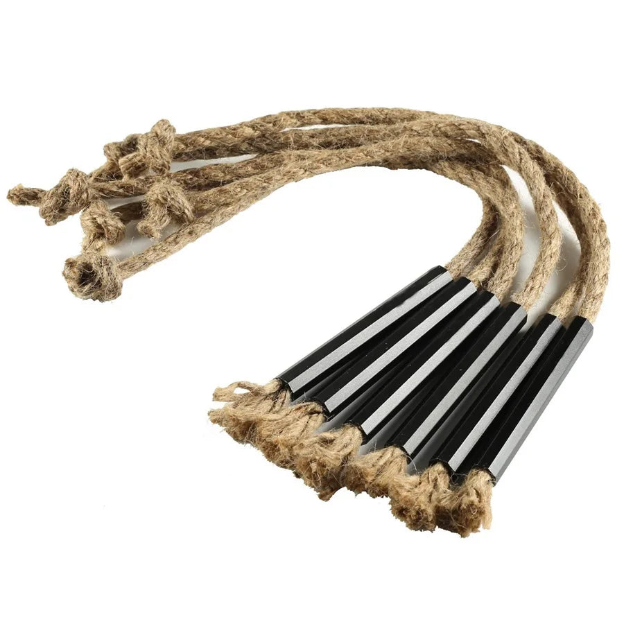 Kongbo Camping Survival Wick Hemp Cord Rope Starter Tinder Waterproof and Aluminum Bellows Tube Sleeve Kits for Fire Starting