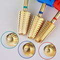 Volcano Deep Sharp Vertical Cut Nail Drill Bit Carbide Manicure Drill Strong Polishing Acrylic Gel Polisher Milling Cutter Bits