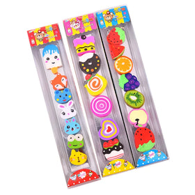 Creative Cartoon Fruit Pencil Eraser Stationery Eraser Student Mini Eraser