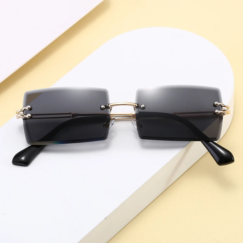 Superhot Eyewear A0365 Fashion 2020 Retro Vintage Sun Glasses Men Women Lady Square Rimless Sunglasses