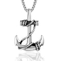 Personalized Stainless Steel Antique Anchor Pendant Necklace Ancient Fashion Charms with Customized Design