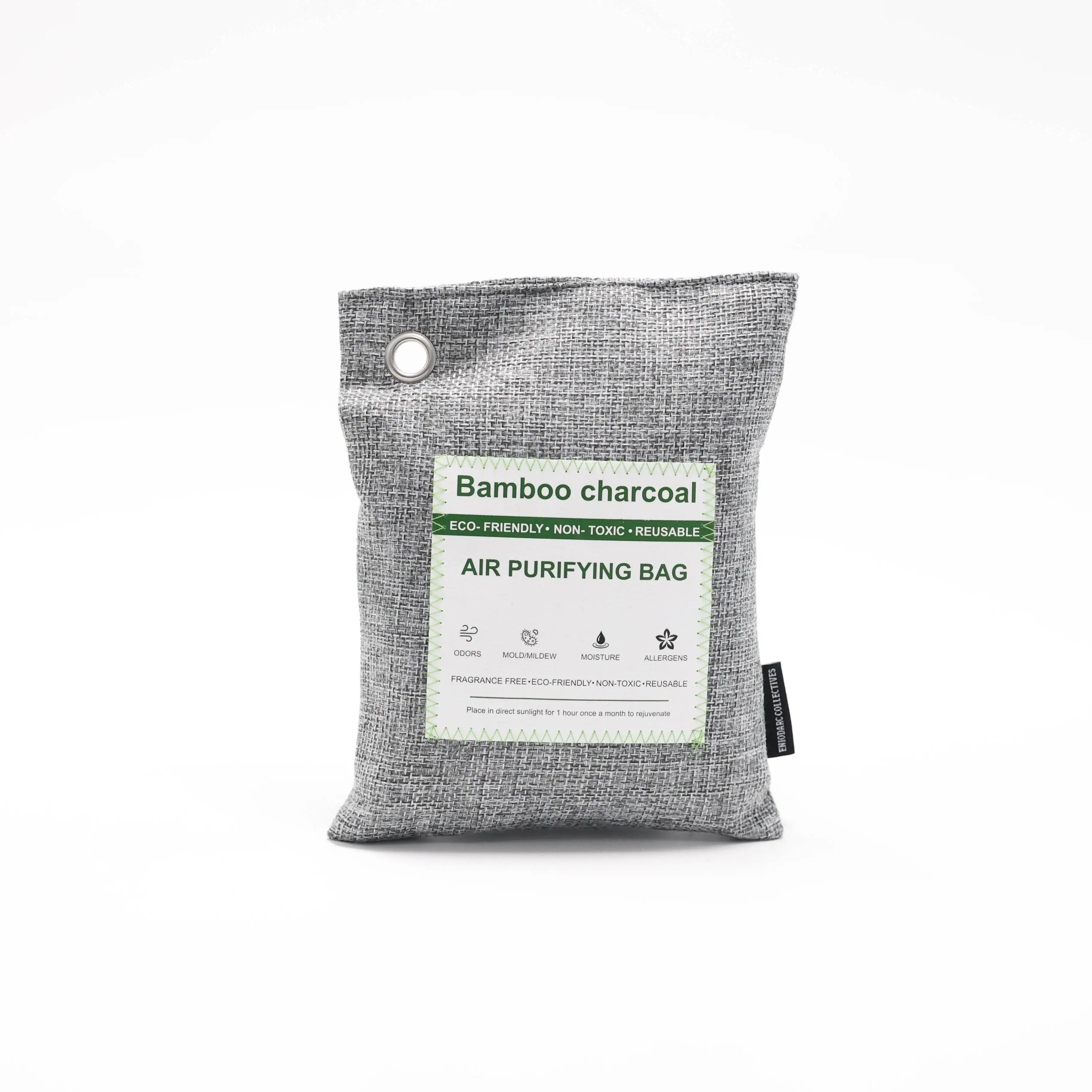 200g Natural Environmental Bamboo Charcoal Bag Car Air Freshener Home Use Odor Eliminator  Air Freshener Bag