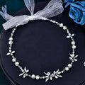 Handmade Pearl Rhinestone Wedding Hair Accessories Bridal Headband Wedding Headpieces