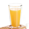 Double Wall Insulated Borosilicate Glass Wine Glasses 300ml Capacity Luxury Drinkware